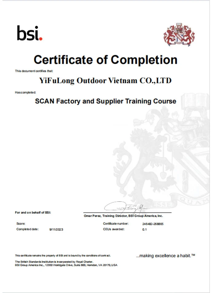Certification